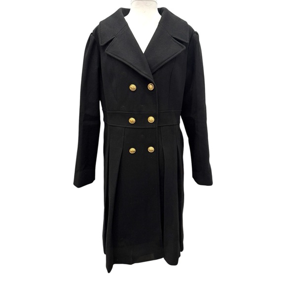 Grace Karin Black Double-Breasted Princess Coat - Picture 1 of 4